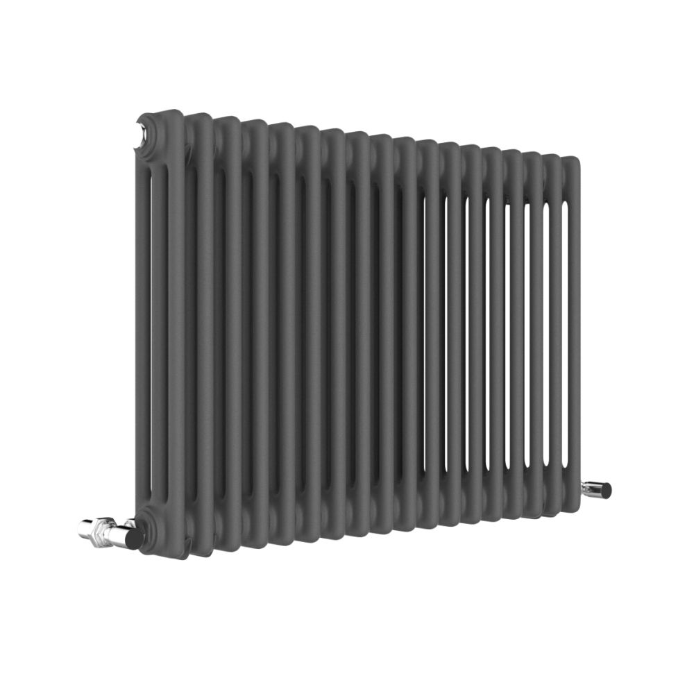 Vintage Horizontal Anthracite Column Radiator NEW-600-821-With Radiator ...